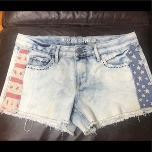 American Flag Jean Shorts!